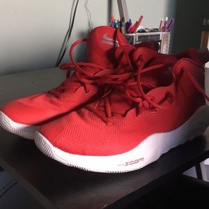 Red Basketball Shoes